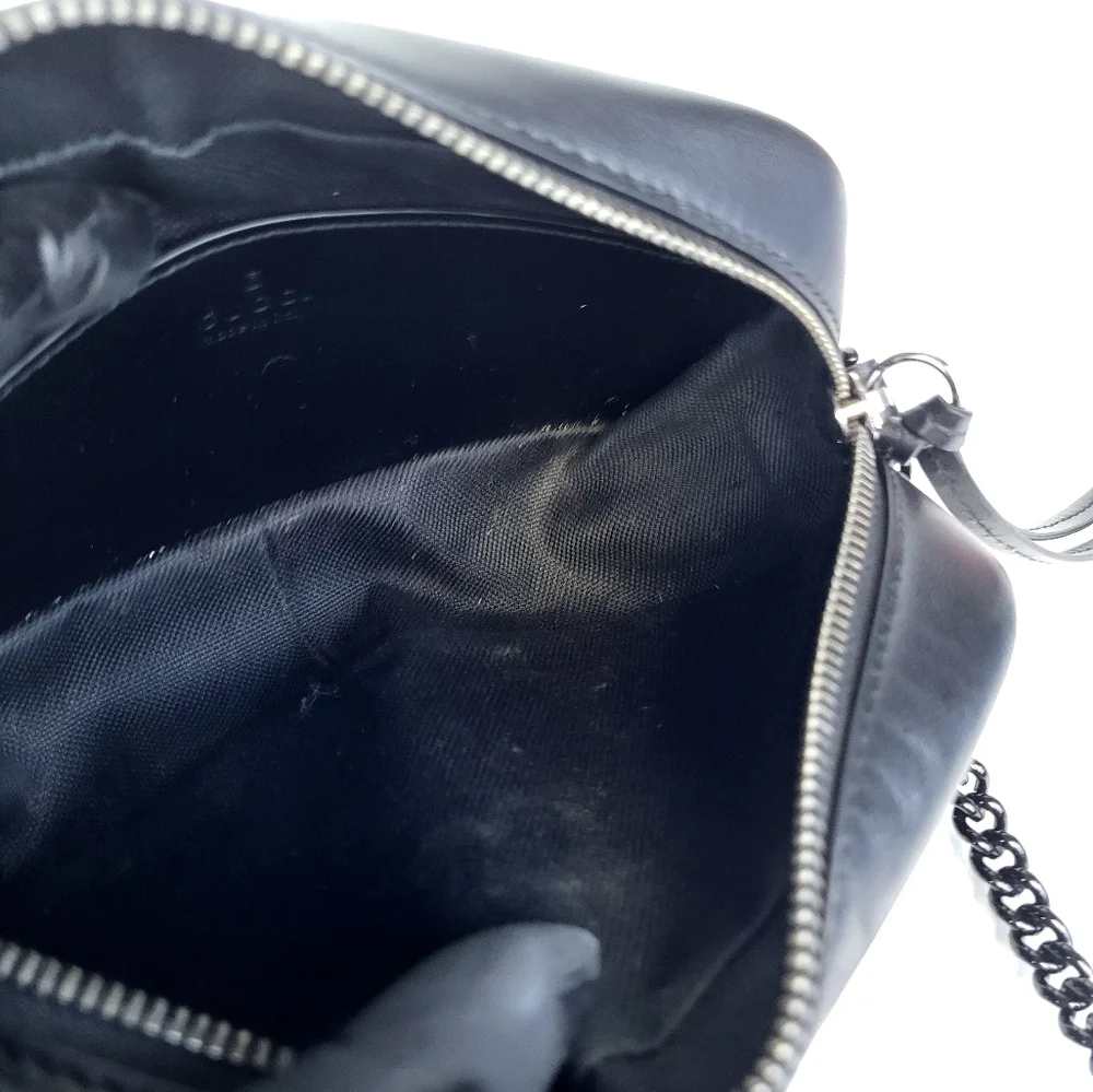 Gucci Marmot Mini Shoulder Bag Black Leather - Picture 8 of 16